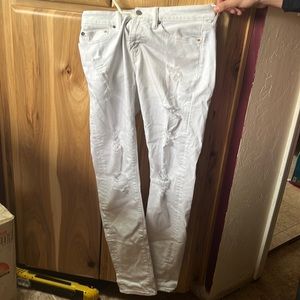 White Mens Jeans